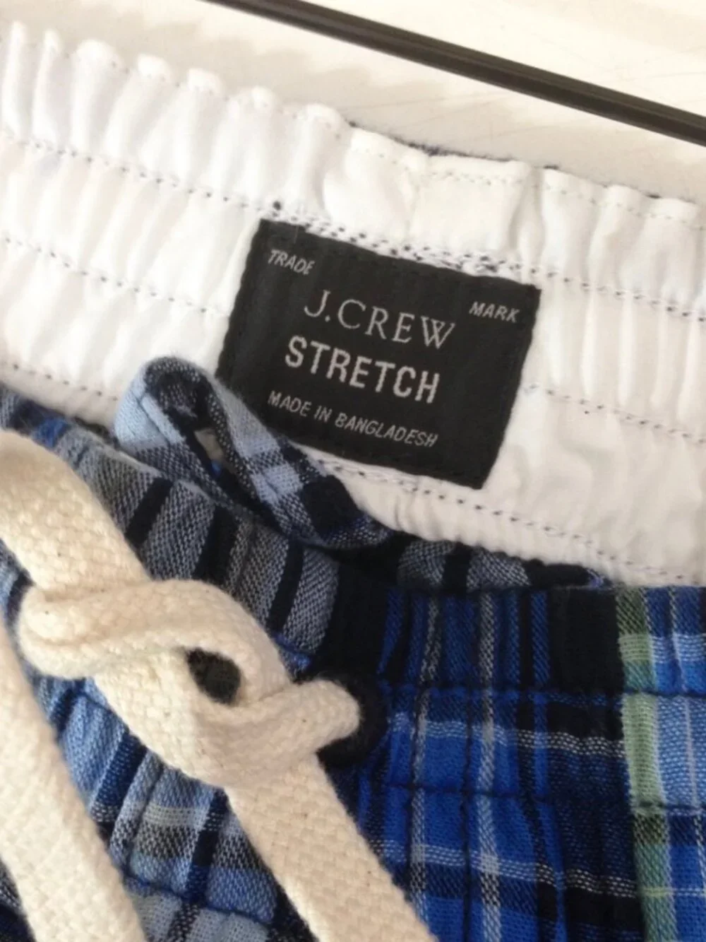 J.Crew Men’s Plaid Shorts Sample - Medium - NWT